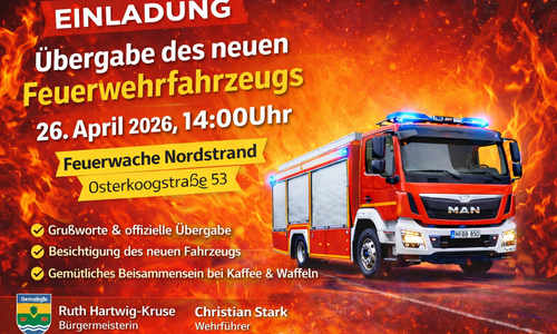 Übergabe des neuen Feuerwehrfahrzeugs
